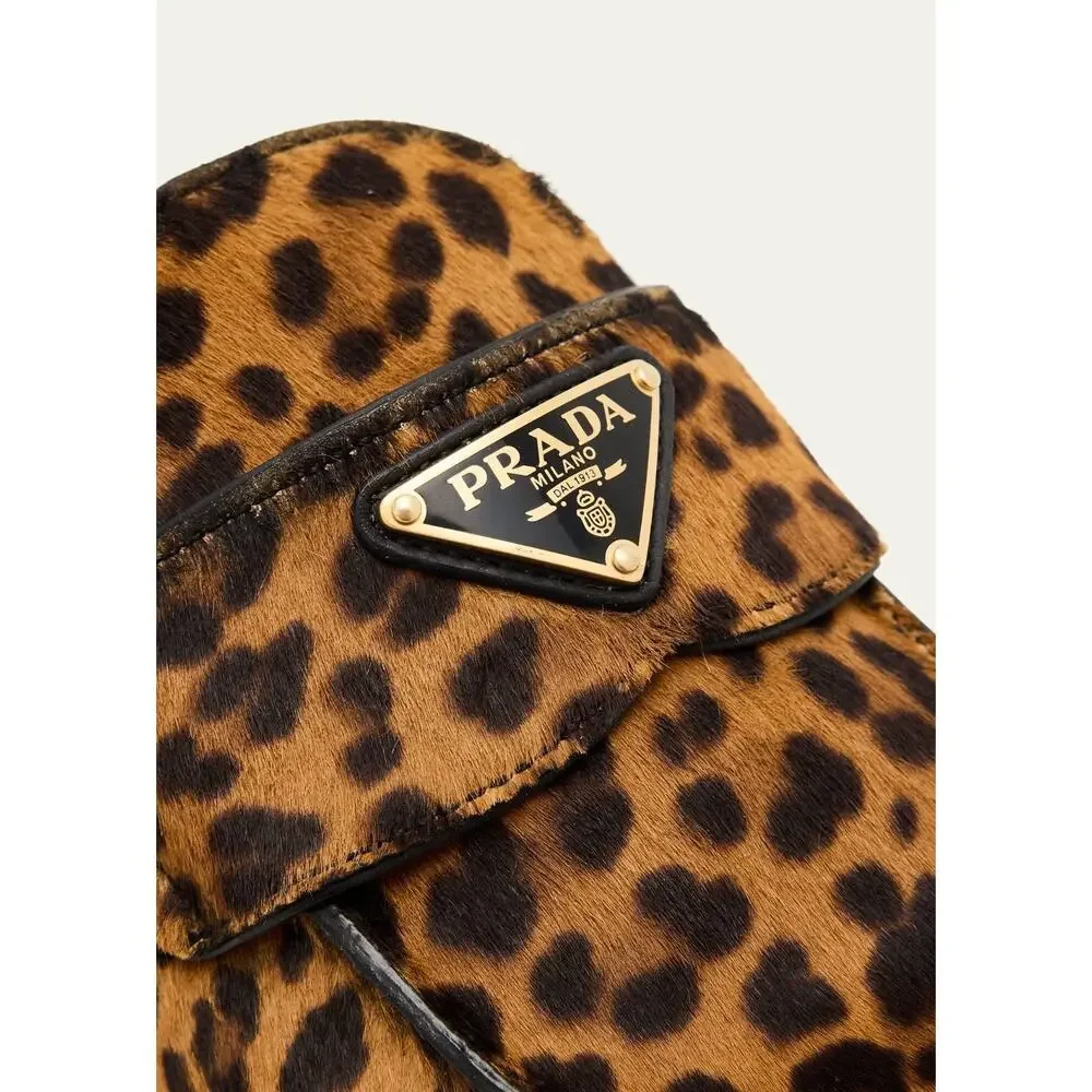 Prada leopard pony
